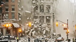 When a Building Collapses on Set! 🏢🏃‍♂️ #BehindTheScenes