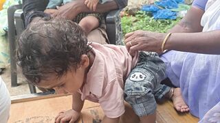 Playing baby boy