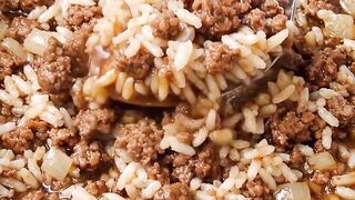 Slow cooker Ground beef & rice