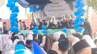 Elementary school promotion event in West Java