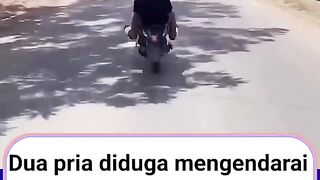 Dangerous Wheelie Ends in Crash — Two Riders Fall