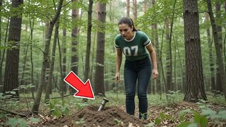 Beautiful Girl Finds a Massive Gold Treasure… Then Takes It Home! 😱💰