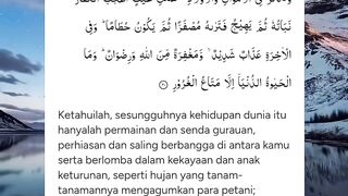 KESENANGAN DAN KEMEWAHAN  KESULITAN DAN KESEDIHAN HANYA  SEMENTARA. JANGAN LALAI DENGAN  DUNIA INI.