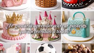 😍 ¿Cuál de estos pasteles te gustaría aprender a hacer?
