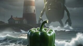 💡🫑 Bell Pepper and the Last Light of the Dark Island 🌑🏝️✨ #cartoon #cartoonstory