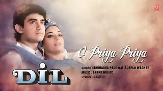 _O Priya Priya_ Full Lyrical Video _ Dil _ Sad Song _ Aamir Khan, Madhuri Dixit.