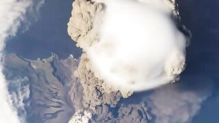 NASA Sarychev Volcano Eruption from the International Space Station