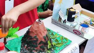 Volcano Eruption science project.