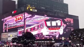 Future 3D billboard in china ???????? #shorts #china