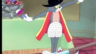 Tom vs Jerry Musketeers Sword Fight | Classic Cartoon Action Scene