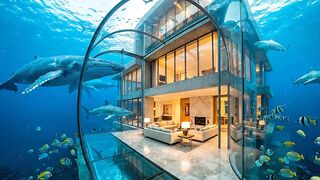 This Mansion Is Surrounded by Giant Whales 🐋🏠