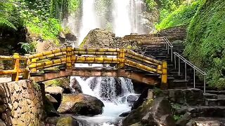 A Perfect Family Getaway at Jumog Waterfall, Indonesia 🌊🌿
