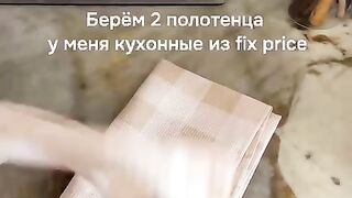 Бантик из полотенца