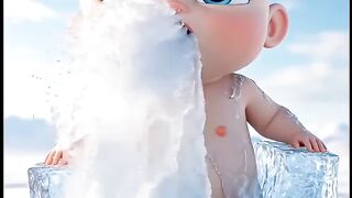 Baby Was FREEZING… Then THIS Happened 😱🔥🧊 #Shorts