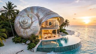 This Luxury Mansion Is Built Inside a Giant Seashell 🐚🏠
