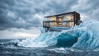 Would You Live on Top of a Giant Wave? 🌊🏠