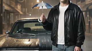 "Good Boy." — A Rainy Noir Love Letter to a Muscle Car 🖤