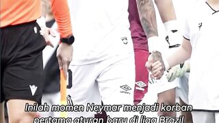 Neymar Terpaksa Harus Keluar Lapangan Gara-Gara Aturan Baru di Liga Brazil! 🚨⚽
