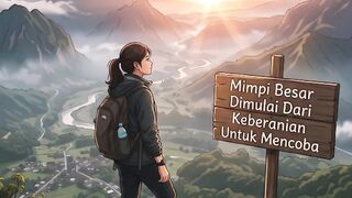 Mimpi besar dimulai dari keberanian untuk mencoba