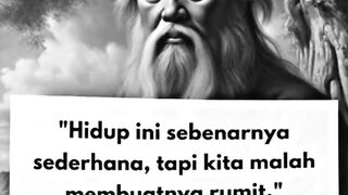 Kadang bukan hidupnya yang rumit, tapi pikiran kita sendiri yang bikin ribet. Setuju gak? 🤔💭