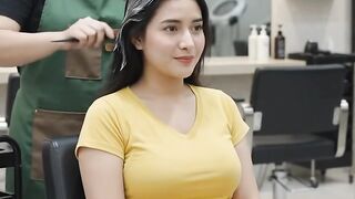 At the salon