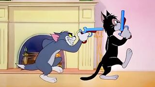 Tom vs Butch Pop Gun Duel | Ajax Novelty Gun Cartoon Prank