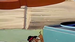 Texas Tom Cowboy Guitar Serenade | Jerry Lassoes a Giant Bull!