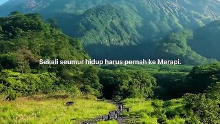 Mount Merapi is one of the most active volcanoes in the world, with hundreds of recorded eruptions throughout its history. 🌋