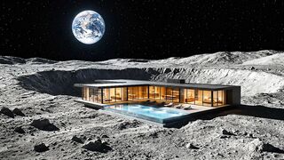 Would You Live in This Luxury Mansion on the Moon? 🌕🏠
