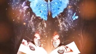 For Beauty Niche: When Your Book Becomes Magic - Beautiful Girl Holding Light Butterfly