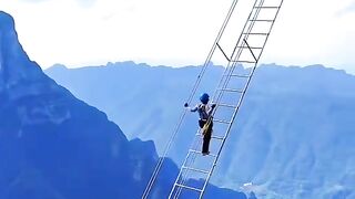 📍 pemandangan Anak Tangga Langit Tianti sky Ladder