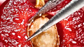 From one tiny cherry pit to a tree bursting with glossy crimson cherries! 🍒🌱 The green-to-red transformation is unbelievably satisfying.
