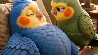 Parrot Couple Love