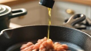 Easy Beef Burrito Recipe | Cheesy Beef & Rice Burrito #shorts
