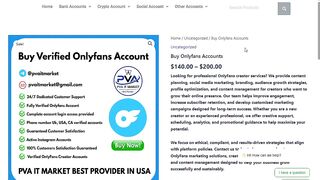Best 07 WebSites To Buying OnlyFans Account With Balance