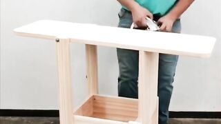 The idea: A chair that doubles as an ironing board.