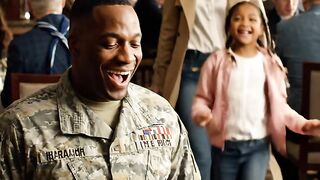 Usa army man his wife and baby
