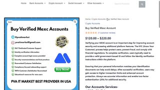 Top 17 Best Place Buy Verified Mexc Account In USA