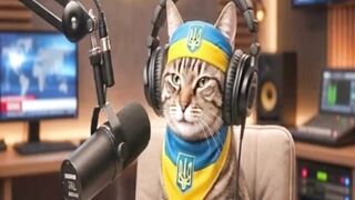 Дачний кіт шокував блогерку на інтерв'ю! #смішні коти