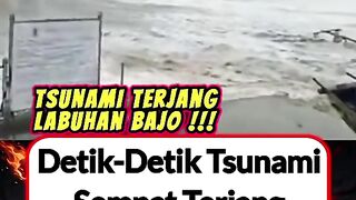 Detik detik tsunami bikin kota hancur