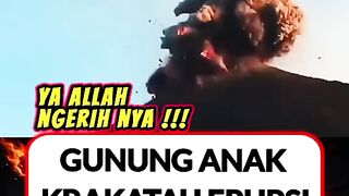 Gunung anak Krakatau mulai batuk”..!!
