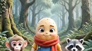 Potato with monkey