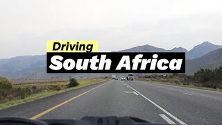 Driving To Cape Town Through The Scenic Du Toitskloof Valley (N1) Worcester To Huguenot Tunnel, Western Cape