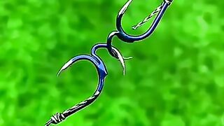 This type of hook is so hookful that once it takes the bait, it can't escape. It features
