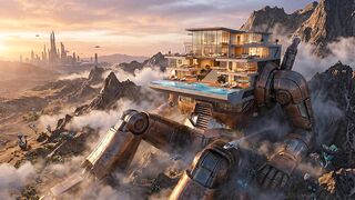 This Giant Robot Is Actually a Luxury Mansion 🤖🏠