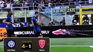 Inter Milan berhasil mengalahkan AC Monza dengan skor telak  4-1 dalam laga pembuka Serie A