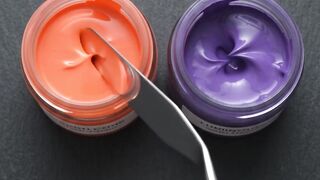 Satisfying Color Mixing! Coral Orange + Amethyst Purple = Solar Sunset Plum 😱✨