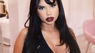 Dark Glam Makeup Look & Styling Showcase
