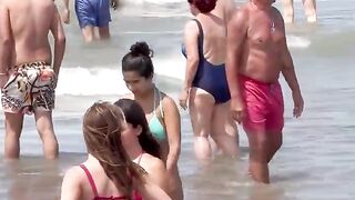 Mar Del Plata Beach A Peaceful Day
