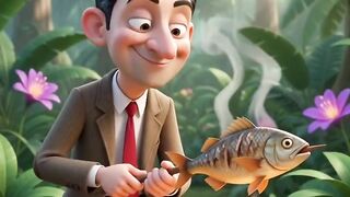 Bean Gets Trapped Inside a Giant Bubble! 🫧😂 | Funny 3D Cartoon 2